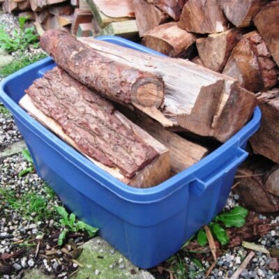 22 Gallon Tote Of Firewood